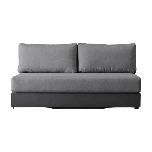 HAYMAN 2 SEAT ARMLESS SOFA by Harbour Outdoor — full product view