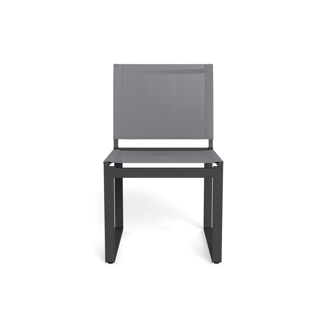 Hayman Aluminum Armless Dining Chair by Harbour