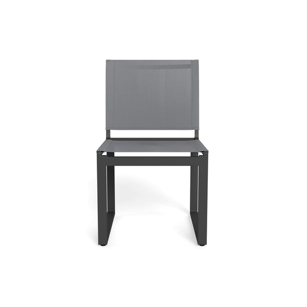 Hayman Aluminum Armless Dining Chair by Harbour