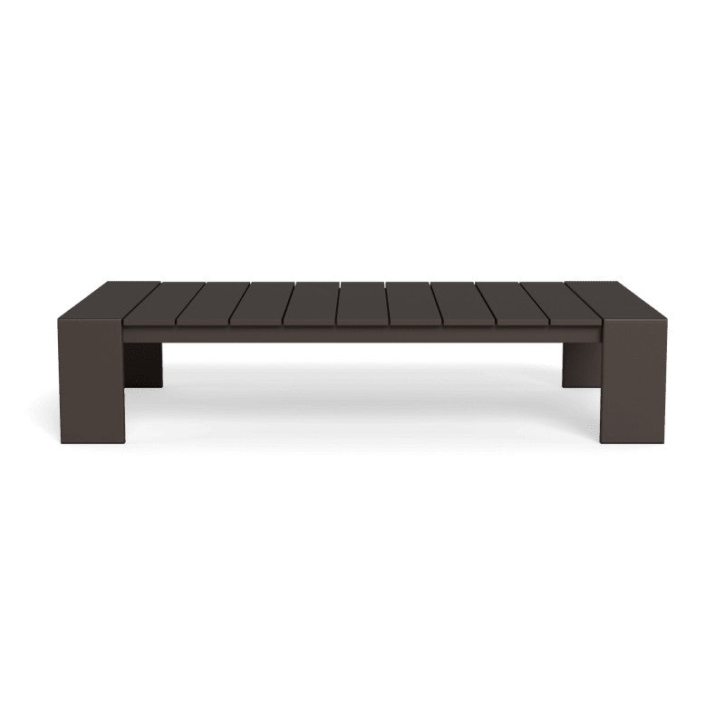 Hayman Aluminum Coffee Table by Harbour in Aluminum Bronze
