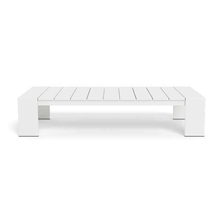 Hayman Aluminum Coffee Table by Harbour in Aluminum White