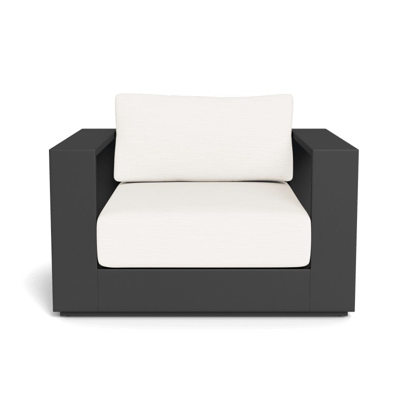 Hayman Aluminum Lounge Chair by Harbour in Aluminum Asteroid