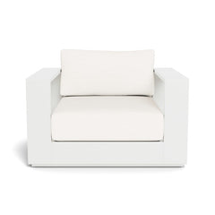 Hayman Aluminum Lounge Chair by Harbour in Aluminum White