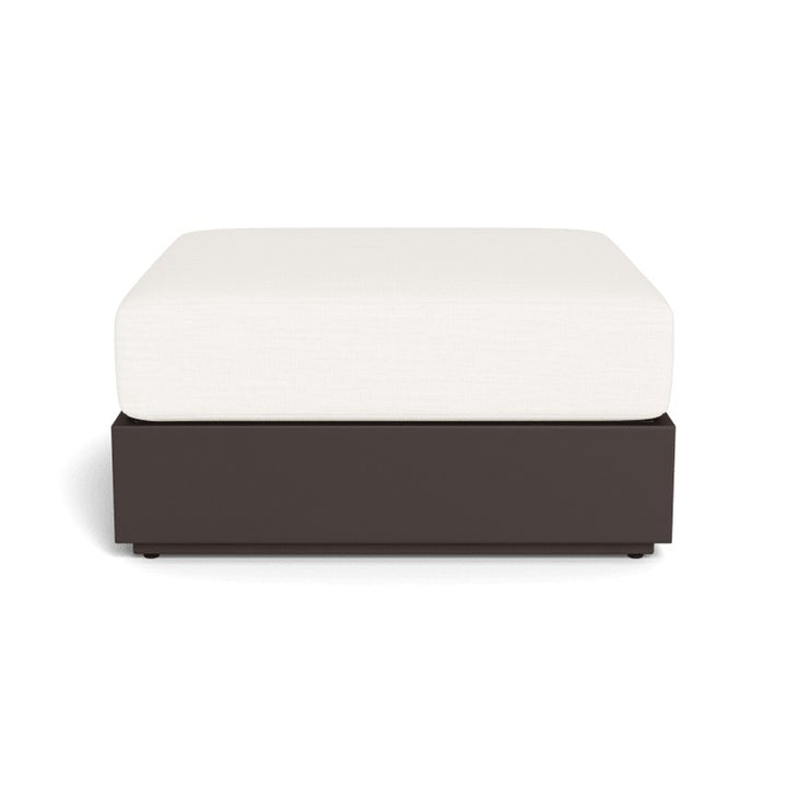 Hayman Aluminum Ottoman by Harbour in Aluminum Bronze