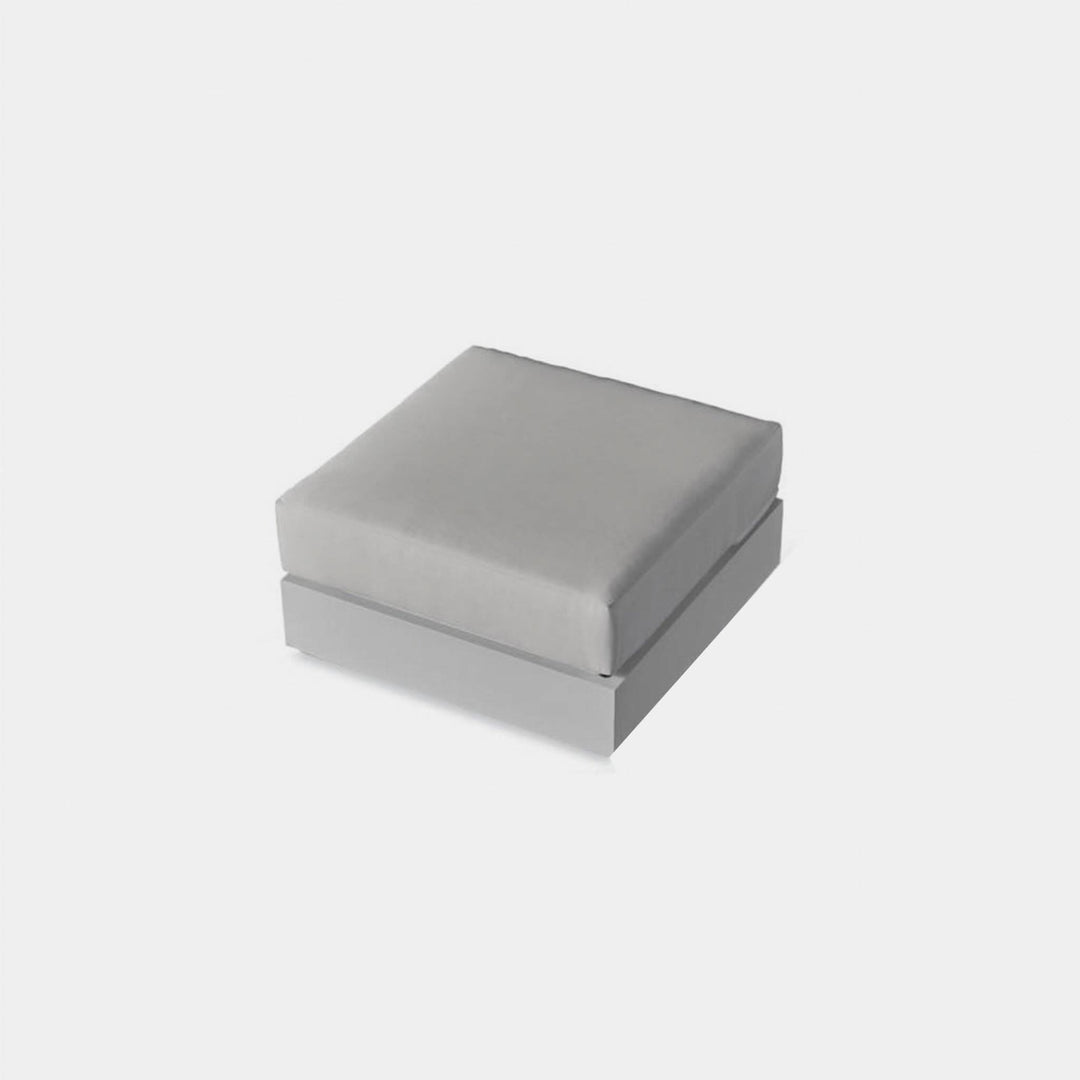 Hayman Aluminum Ottoman by Harbour detail view 3