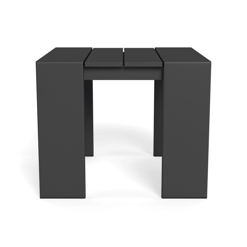 Hayman Aluminum Side Table Square by Harbour in Aluminum Asteroid