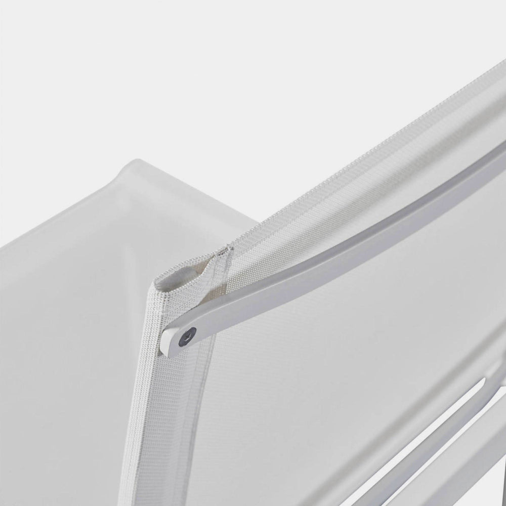 Hayman Aluminum Armless Dining Chair by Harbour lifestyle 1