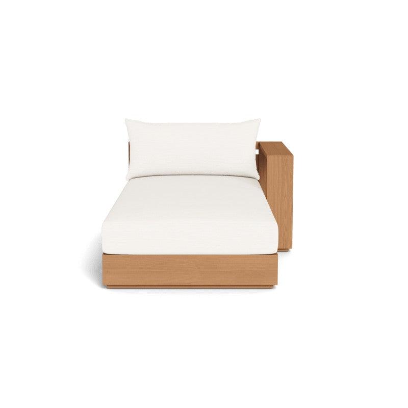 Hayman Teak Chaise Right by Harbour in Teak Natural