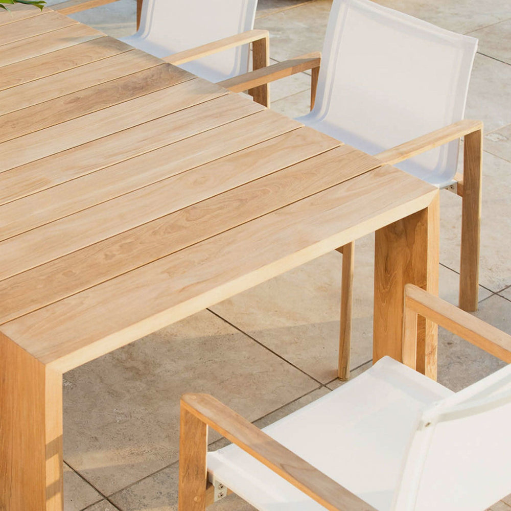 Hayman Teak Dining Table 81" by Harbour lifestyle 1