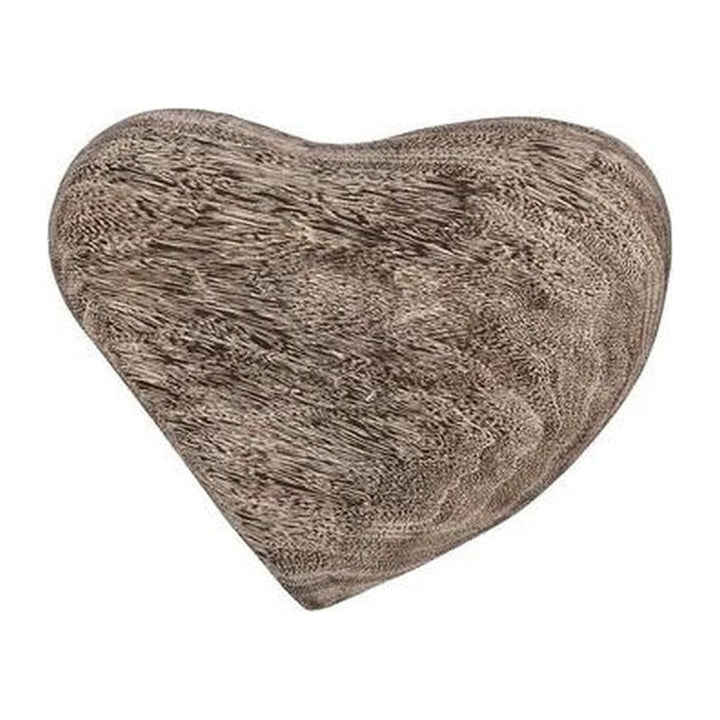 Heart Wall Tile, Chamcha Wood, Gray Stone Finish Phillips Collection
