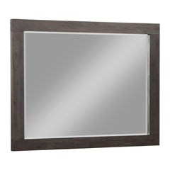Heath Beveled Glass Mirror by Modus in Basalt Grey — on a white background
