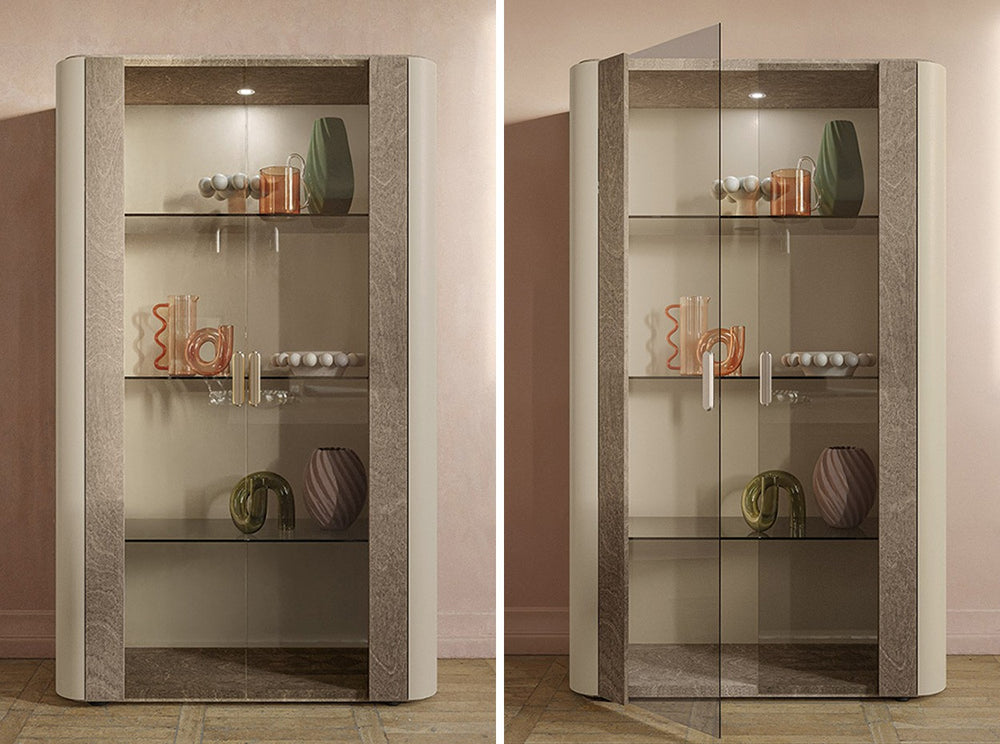 Hebe 2-Door Curio Cabinet by ALF Group – view 2