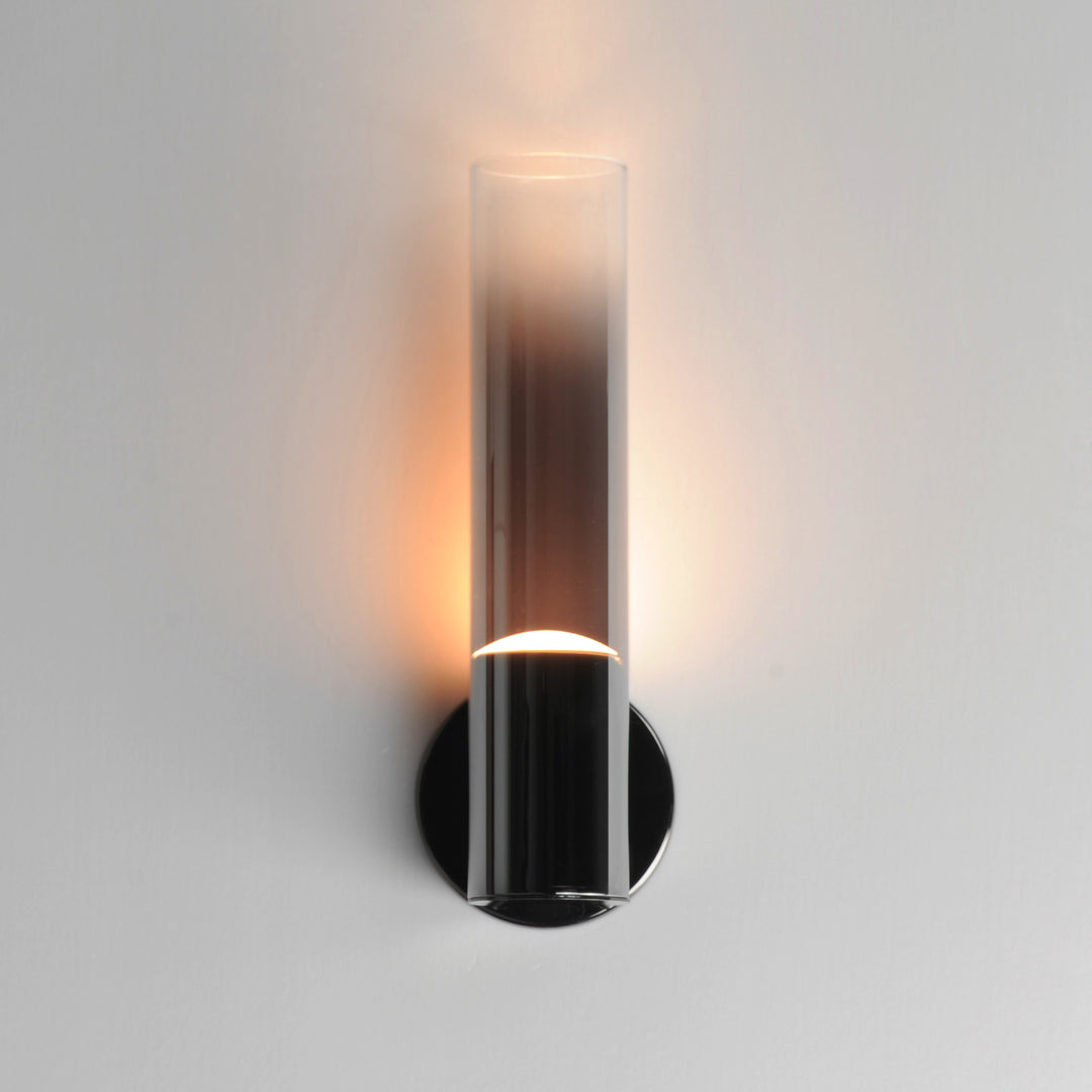 Highball Frosted LED Wall Sconce by ET2 Lighting, styled view 6