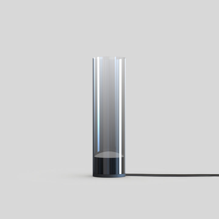 Highball Smoke LED Table Lamp by ET2 Lighting, styled view 4