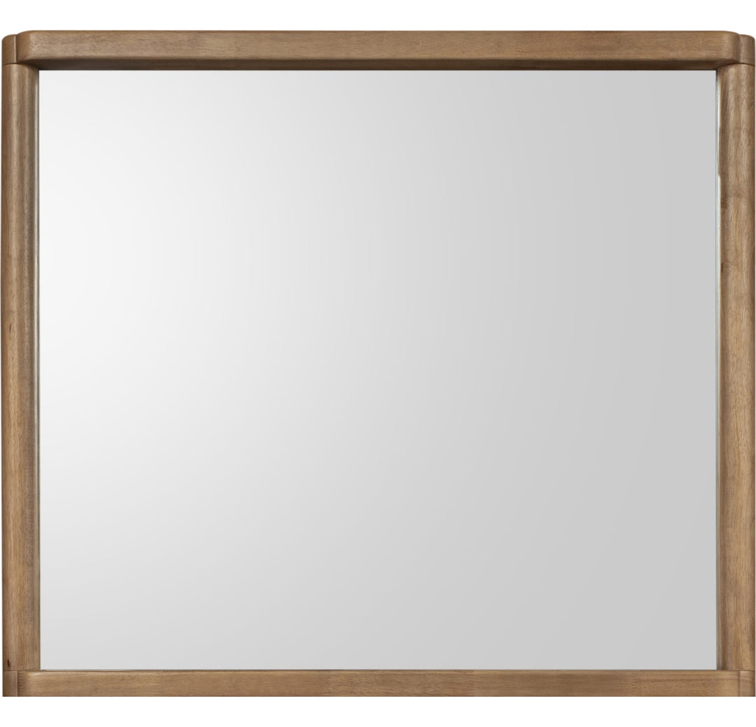 Hollis Dresser Mirror in Cabin Glow — on a white background