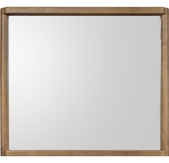 Hollis Dresser Mirror in Cabin Glow — on a white background
