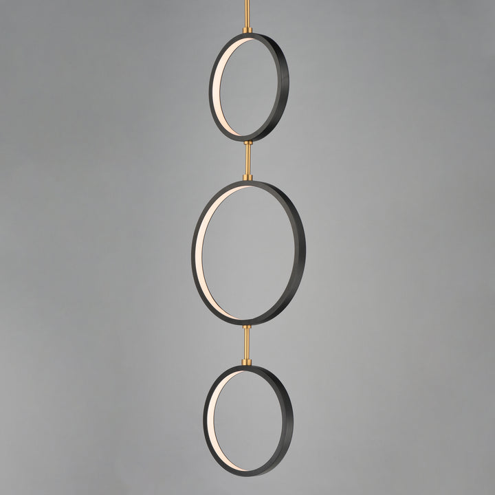 Hoopla 3-Light LED Pendant by ET2 Lighting, styled view 4