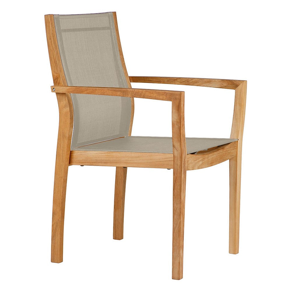 Horizon Armchair – Sling by Barlow Tyrie – Titanium
