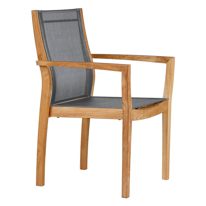 Horizon Armchair – Sling by Barlow Tyrie – Platinum