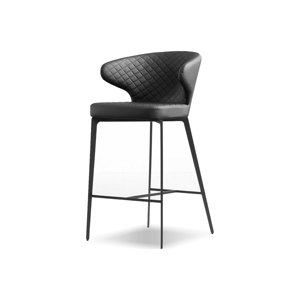 HUG Counter Stool in Jet Black by Mobital — white cutout