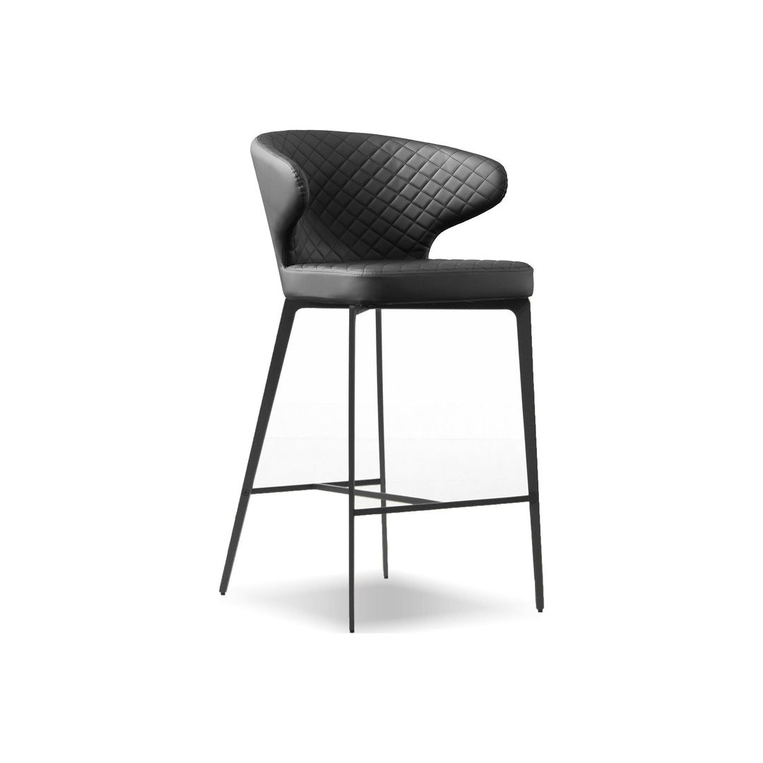 HUG Counter Stool in Jet Black by Mobital — white cutout