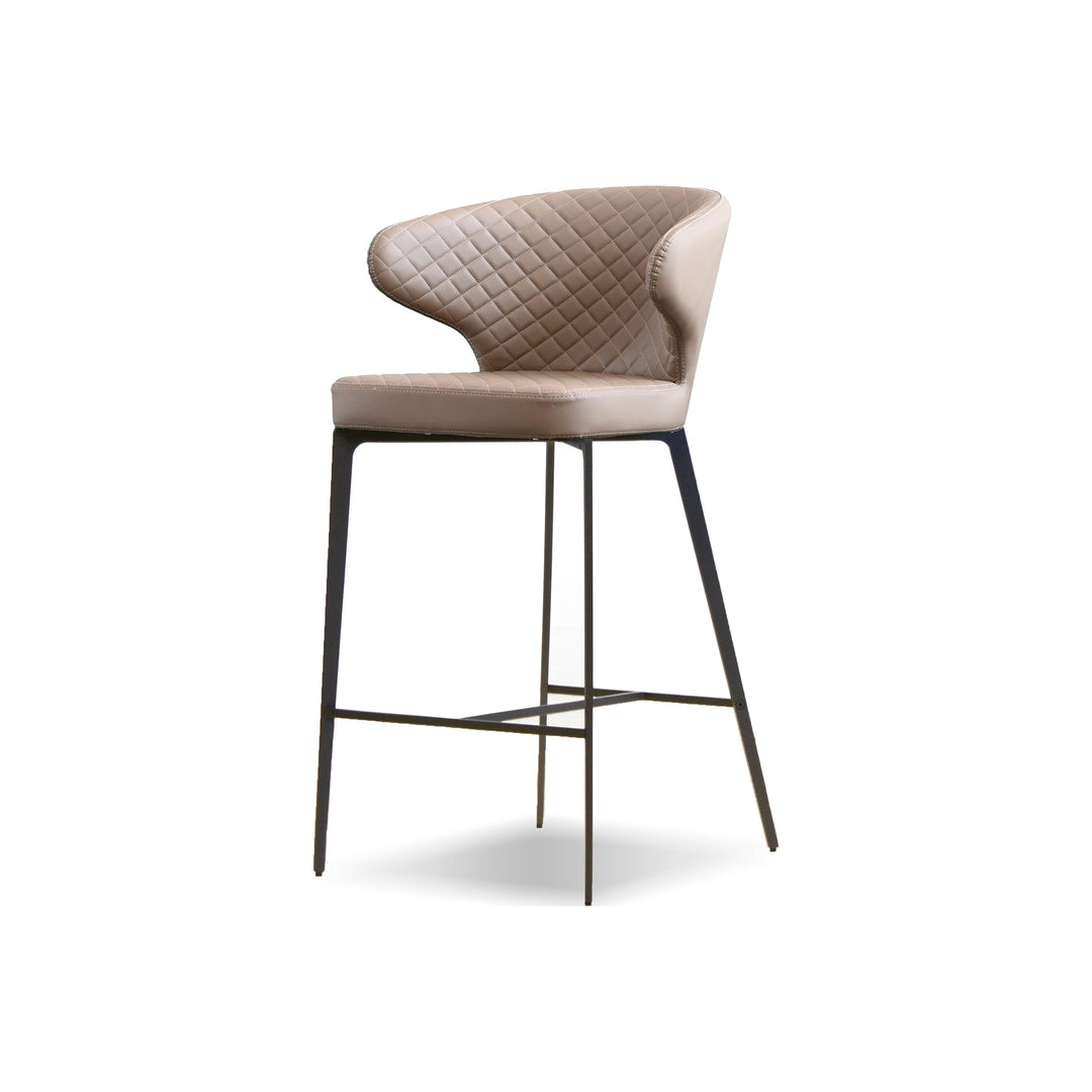 HUG Counter Stool in Russet Brown by Mobital — white cutout