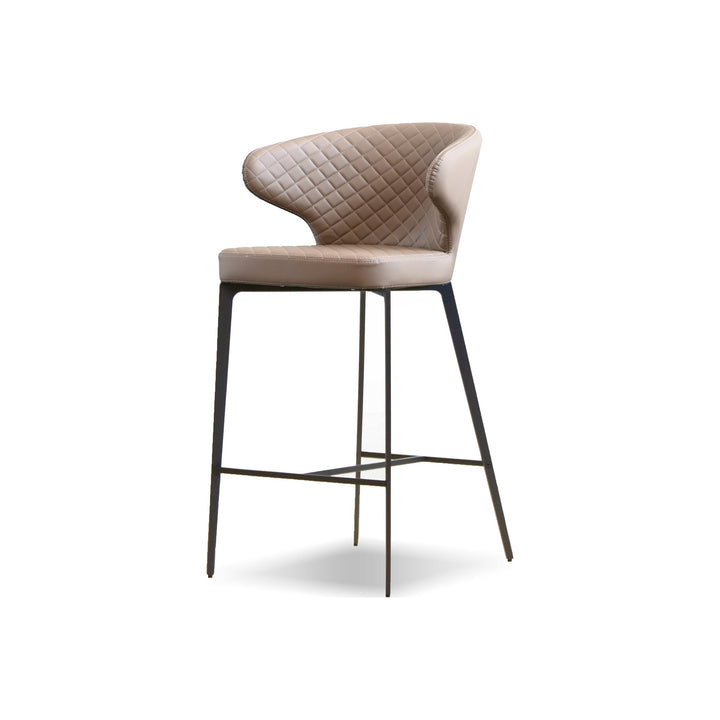 HUG Counter Stool in Russet Brown by Mobital — white cutout