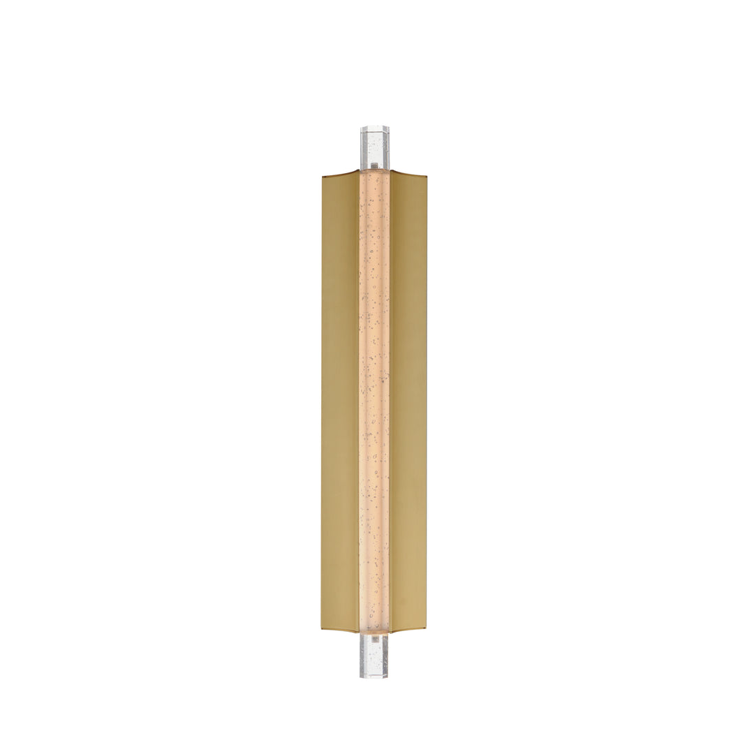 Hyperion 24" LED Wall Sconce by ET2 Lighting in Gold, front view