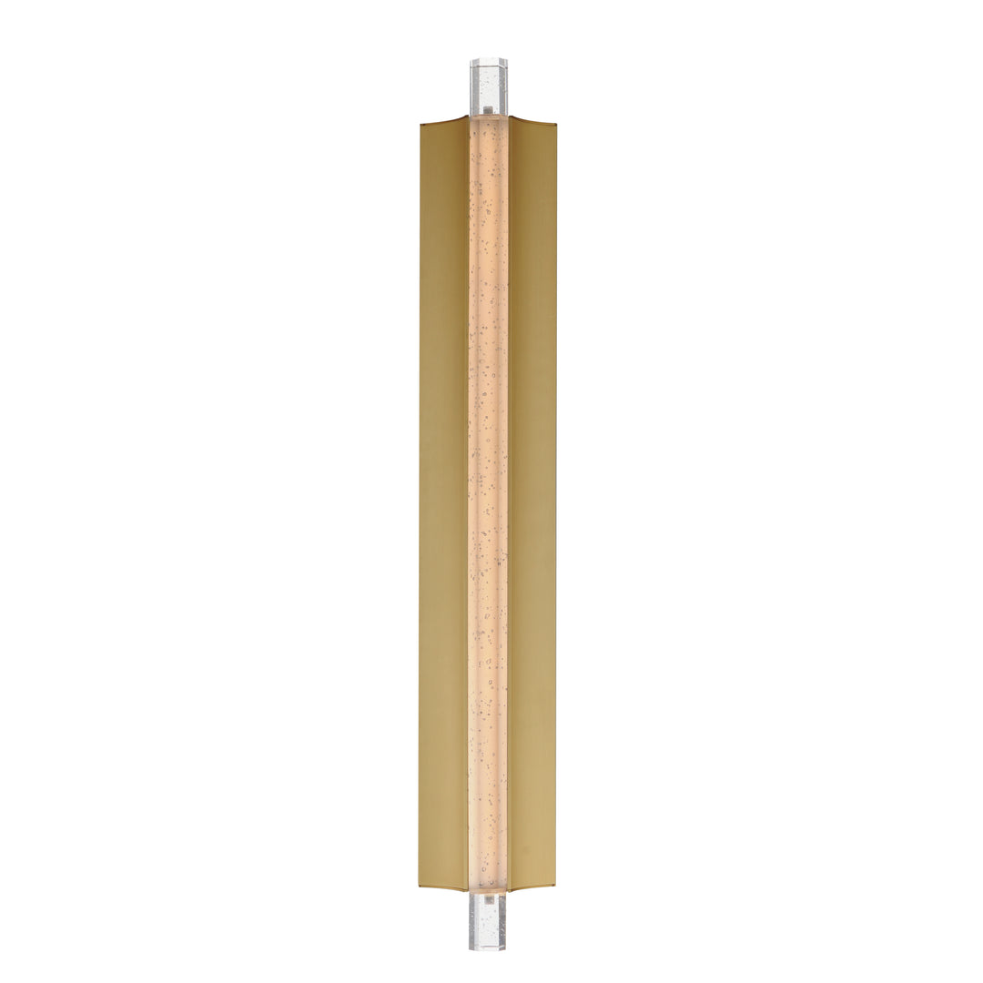 Hyperion 30" LED Wall Sconce by ET2 Lighting in Gold, front view
