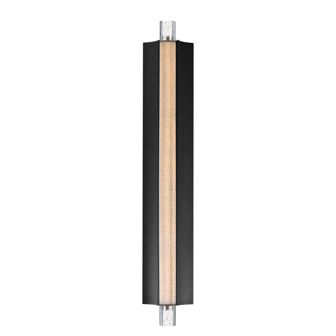 Hyperion 30"LED Wall Sconce by ET2 Lighting in Black, front view