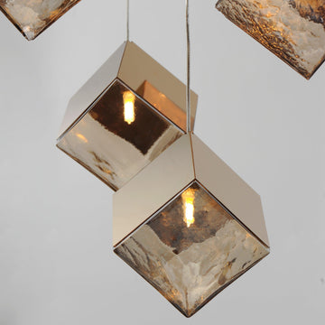 ICE CUBE 9-LIGHT LED PENDANT Hanging ET2 Lighting