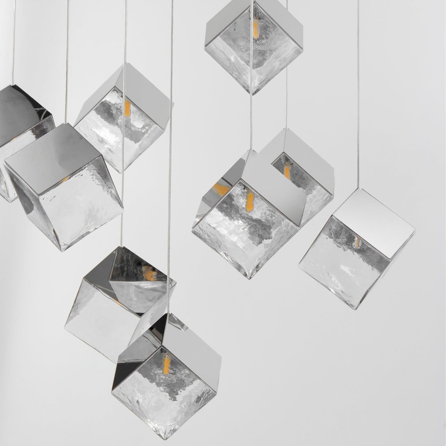 ICE CUBE 9-LIGHT LED PENDANT Hanging ET2 Lighting