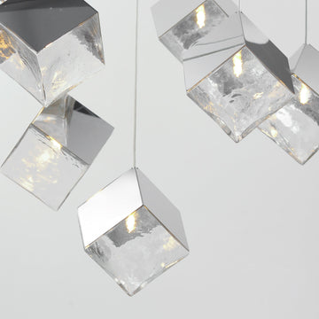 ICE CUBE 9-LIGHT LED PENDANT Hanging ET2 Lighting