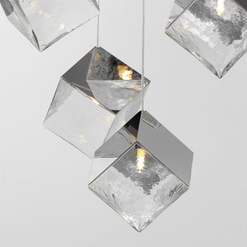 ICE CUBE 9-LIGHT LED PENDANT Hanging ET2 Lighting