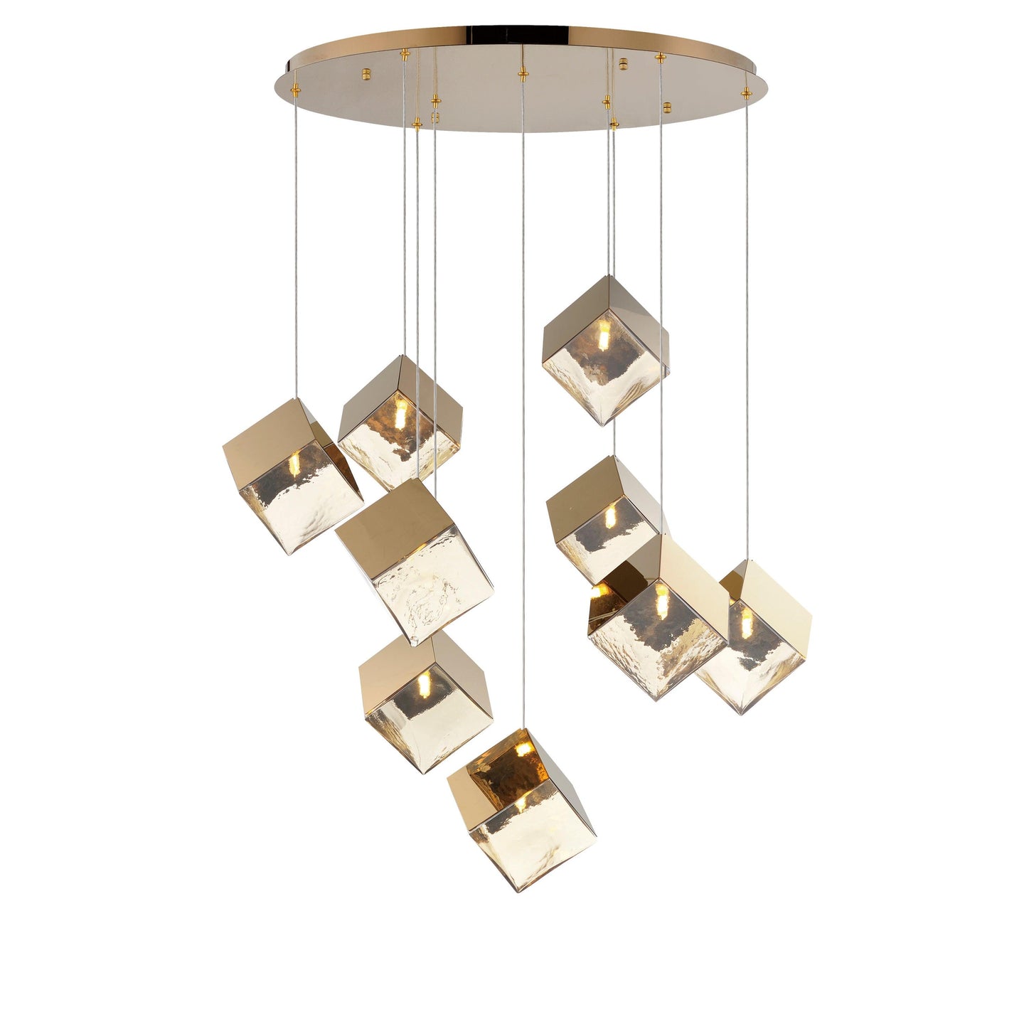 ICE CUBE 9-LIGHT LED PENDANT Hanging ET2 Lighting