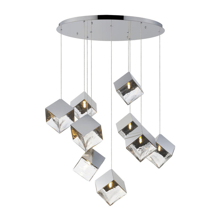 ICE CUBE 9-LIGHT LED PENDANT ET2 Lighting