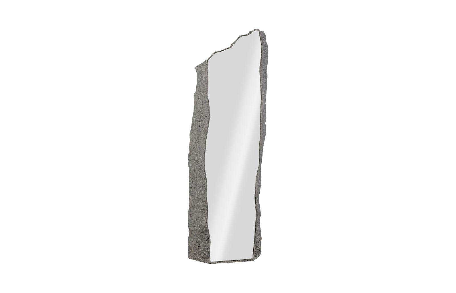 Cast Colossal Splinter Stone Mirror, Gray | Phillips Collection ...