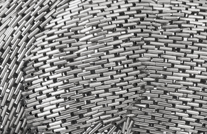 Bull Pipe Sculpture Stainless Steel Sculptures & Statues Phillips Collection