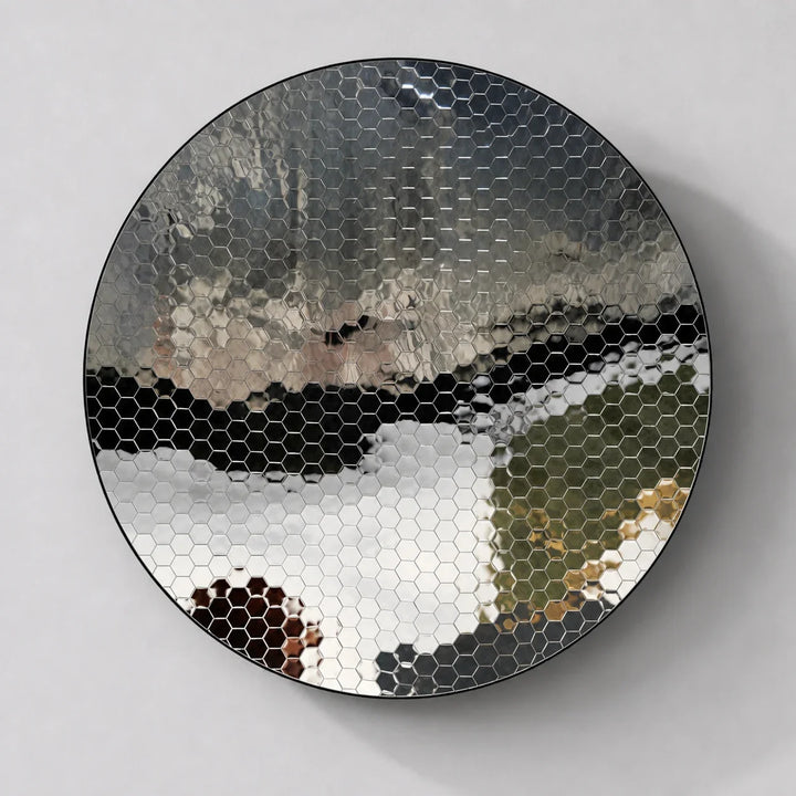 Concave Hex | Silver by Interior Moderna - view 2