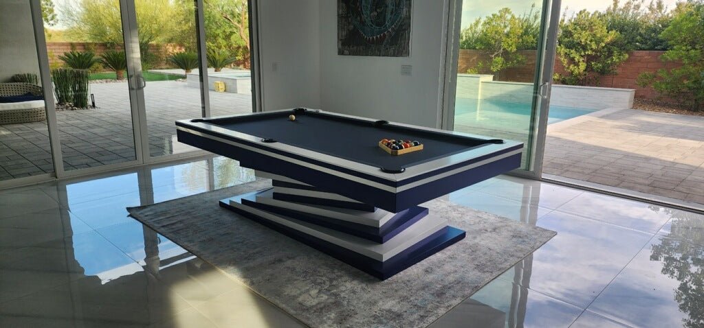 Neavio pool table in a sunlit modern home