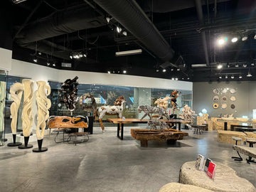 Colossal Cast Stone Sculpture Single Hole, Charcoal Stone Sculptures & Statues Phillips Collection