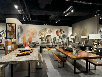 Colossal Cast Stone Sculpture Single Hole, Charcoal Stone Sculptures & Statues Phillips Collection