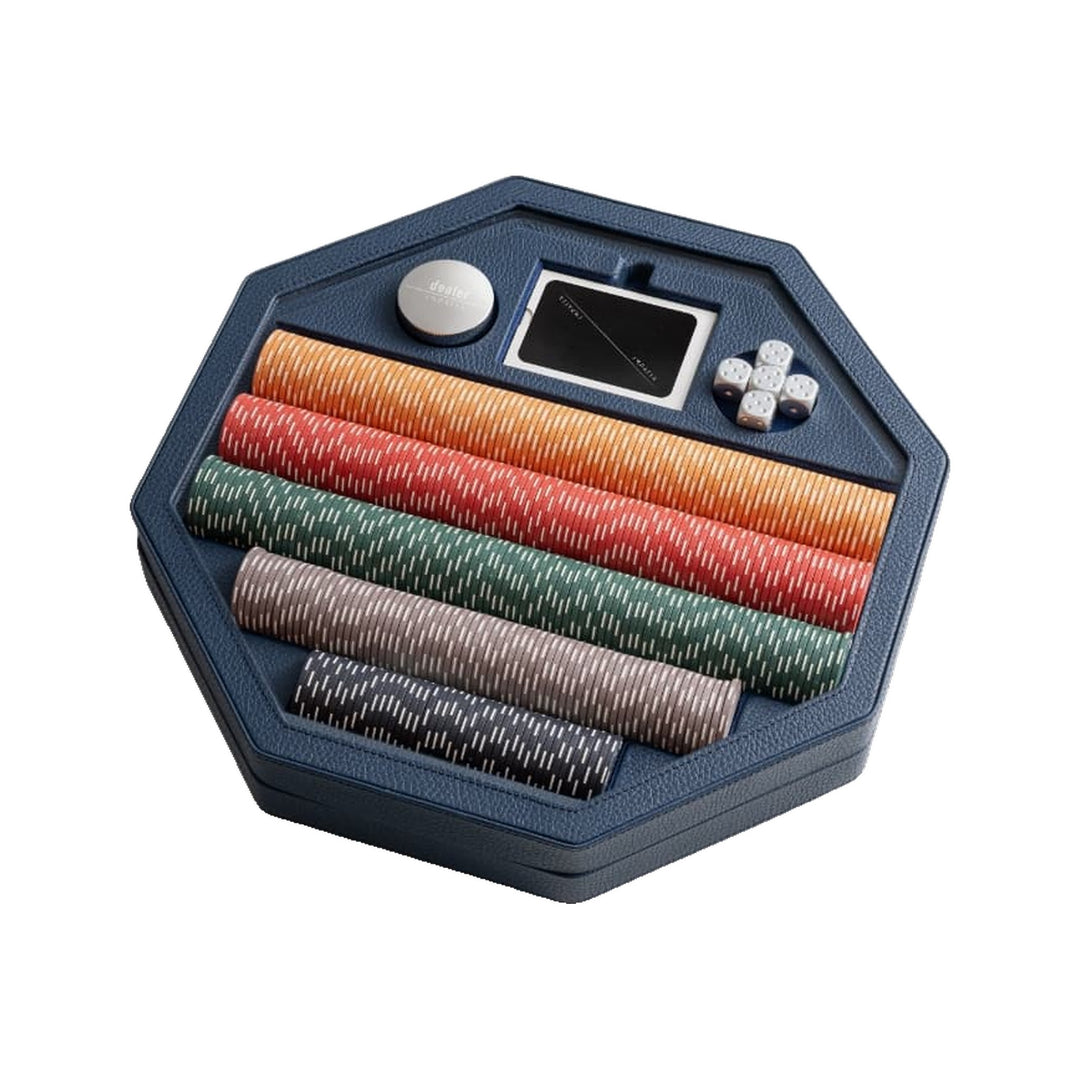 Impatia Leather Poker Game Set
