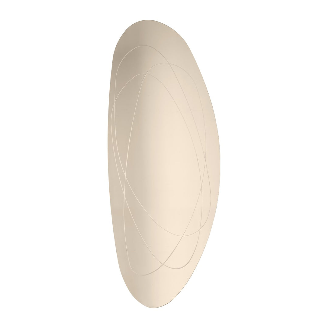Inciso Wall Mirror by Connubia, white background