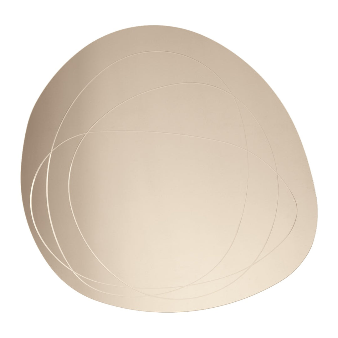 Inciso Wall Mirror by Connubia finish option, white background