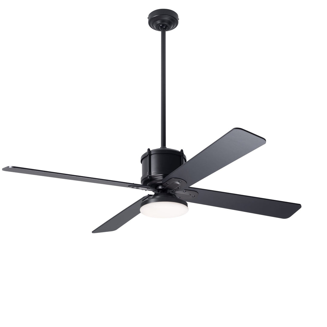 Industry DC Ceiling Fan by Modern Fan Co — downrod-axis centered square #1