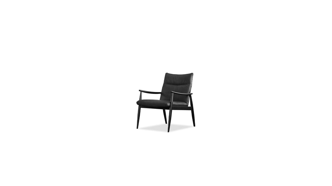 INGA Lounge Chair in Caviar Black