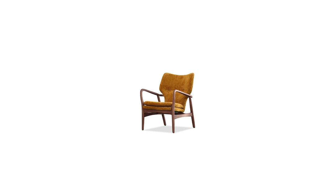 INGRID Lounge Chair in Mona Gold