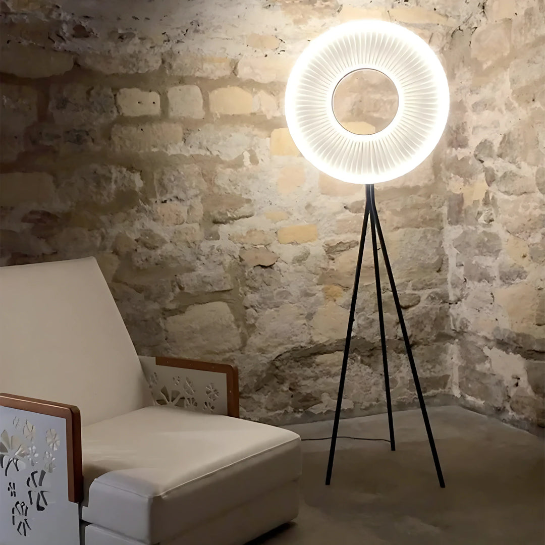 Iris Bahia Single Ring Floor Lamp by Interior Moderna - view 6