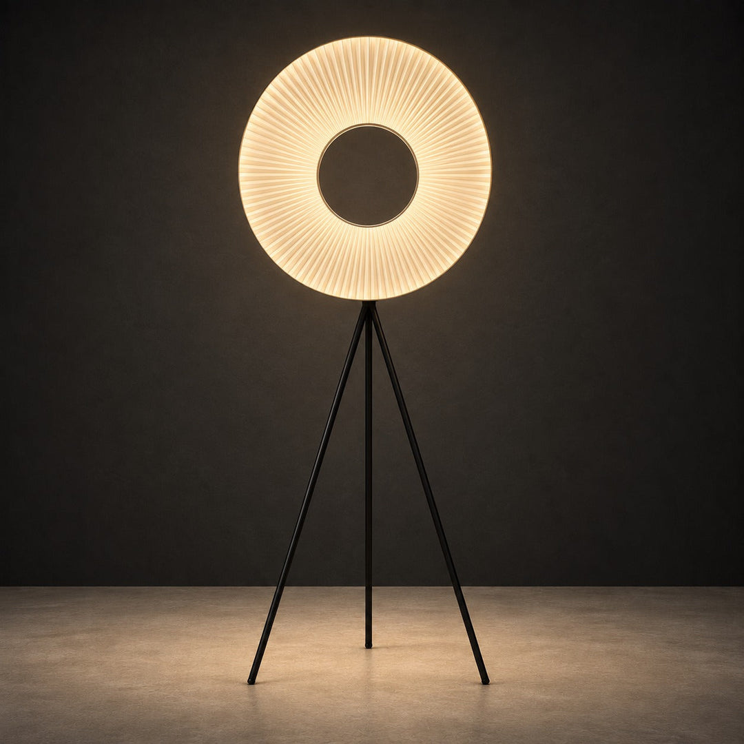 Iris Bahia Single Ring Floor Lamp by Interior Moderna